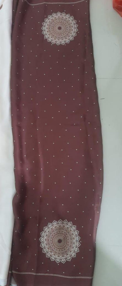 Satin Silk Printed
